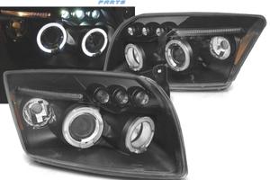 FARI PER DODGE CALIBER 06-12 ANGEL EYES LED NERI
