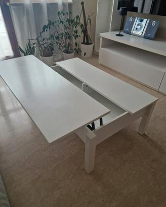 Tavolino da salotto con piano sollevabile