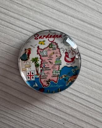 Magnete Sardegna con mappa
