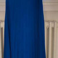 Vestito abito lungo blu elettrico Rinascimento