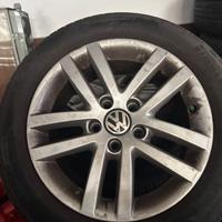 CERCHI 6,5X16 VW GOLF POLO IBIZA ETCC CON GOMME