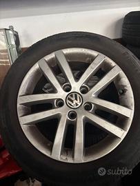 CERCHI 6,5X16 VW GOLF POLO IBIZA ETCC CON GOMME