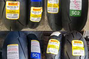 Gomme moto in mescola ed altro