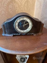 Orologio da Camino Vintage anni '30/'40 in Legno