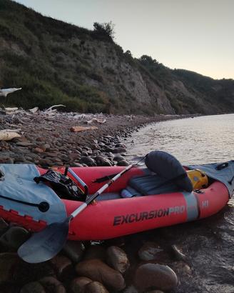 Kayak Gonfiabile +  attrezzature 