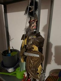 Coppia di pupi siciliani decorativi