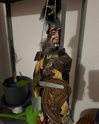 Coppia di pupi siciliani decorativi