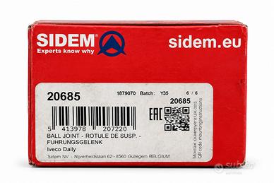 Testina snodo sospensione inferiore SIDEM 20685 – 