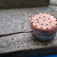 Scaldaletto in rame per prete - antiquariato