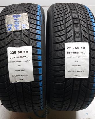 2 GOMME 225 50 18 CONTINENTAL A1737