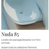 Lavabo Flaminia Nuda 85
