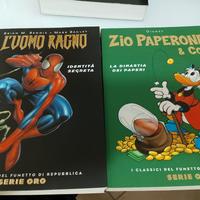 fumetti l uomo ragno e zio Paperone 