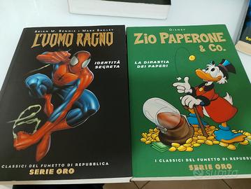fumetti l uomo ragno e zio Paperone 