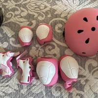 Protezioni bambina bici pattini