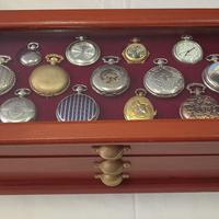 Collezione Orologi da Taschino, 40 pz, e cofanetto