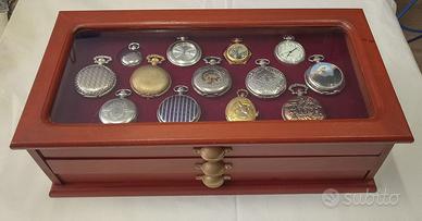 Collezione Orologi da Taschino, 40 pz, e cofanetto