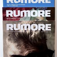 rivista musicale Rumore - lotto 5 numeri