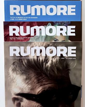 rivista musicale Rumore - lotto 5 numeri