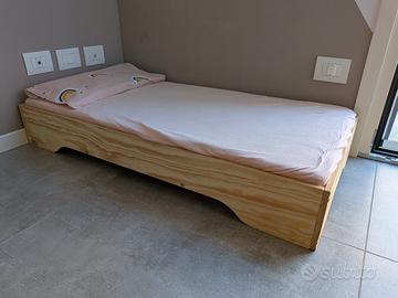 lettino bambini montessoriano smartwood 60x120