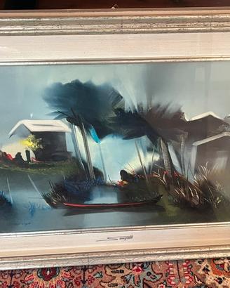 Olio su tela con cornice