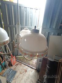 Lampadario vintage anni 70 80 90 antico 