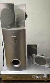 subwoofer Pioneer e ricevitore Panasonic