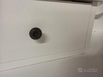 Toeletta da trucco con specchio e sgabello