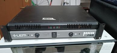 Finale di potenza LEM PROCOM 750 375Watt + 375W

