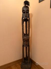 Porta cd etnico legno