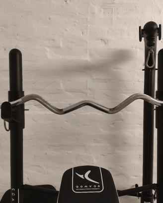 Bilanciere curl bodybuilding 28mm Decathlon 