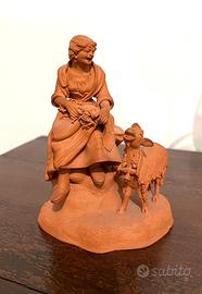 Statuina pastorella firmata S.no Grasso