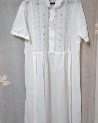 Camicia da notte con bottoni