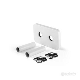 6 Set Copritubo APM in Ottone Bianco – Rosone 12