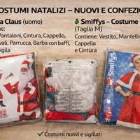 🎄 COSTUMI BABBO NATALE – UOMO E DONNA 🎅