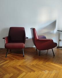 Coppia di poltrone anni 50 60 