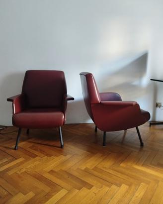 Coppia di poltrone anni 50 60 