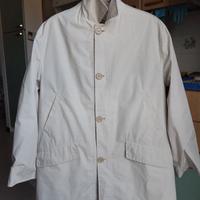 Impermeabile Luca D'Altieri bianco ghiaccio