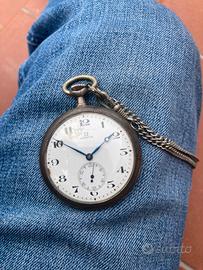 Orologio Omega da tasca 50mm funfionate con catena
