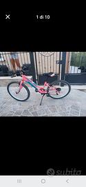 Bici bambina/o tecnobike mtb ride "24 rosa 