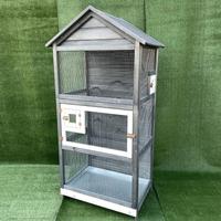 Voliera in Legno Parrocchetto | Rettangolare