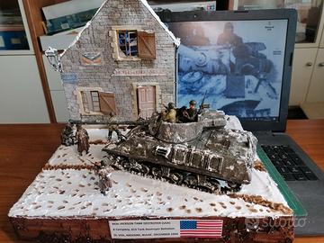 Diorama 1:35 caccia carri USA M36 Jackson