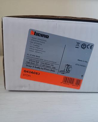 BTicino G43AC63