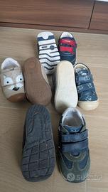 Scarpe bambino set  varie marche e misure