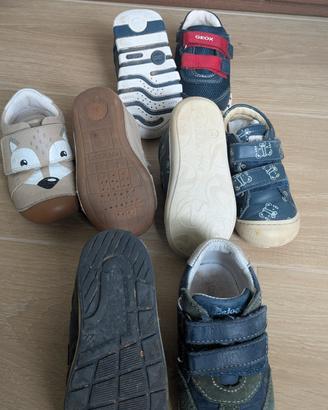 Scarpe bambino set  varie marche e misure