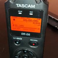 Registratore portatile pro Tascam Dr05