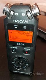 Registratore portatile pro Tascam Dr05