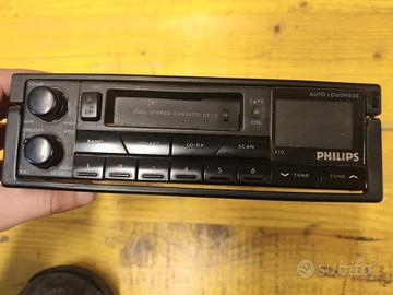 Autoradio Philips Vintage 1 Din full stereo casset