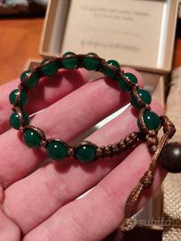 Bracciale Kensho Tibet Agata Verde