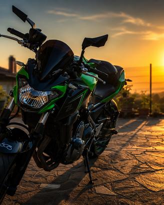 Kawasaki Z650 depotenziata A2 scrico completo SC