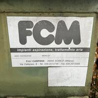 Impianto aspirazione aria falegnameria con silos